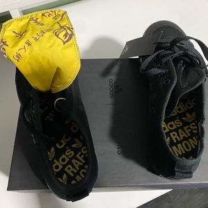 Raf Simons Adidas Spirit Low Assym Tongue Core Black